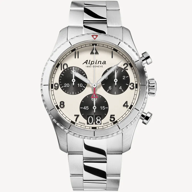 Pilot Chronograph Big Date Watch AL-372WB4S26B | Alpina Watches US Pilot Chronograph Big Date Watch AL-372WB4S26B | Alpina Watches US